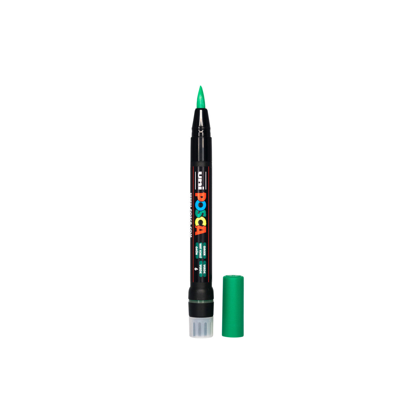 UNI POSCA 350 BRUSH TIP Free-Size GREEN