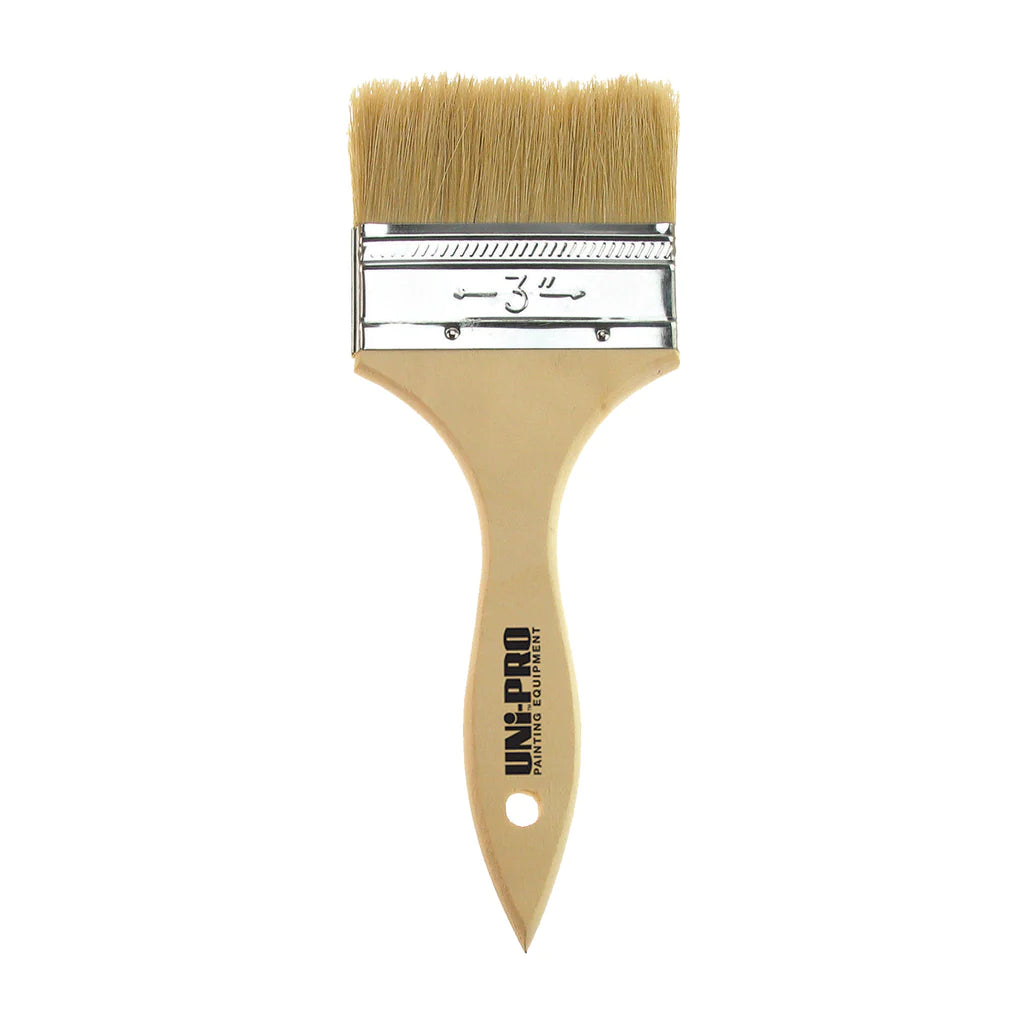 UniPro Flat Brush Unpainted Handle 75mm