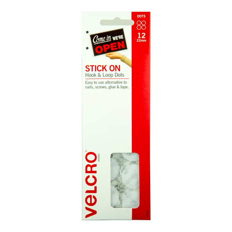 Velcro Handy Dots 22mm White