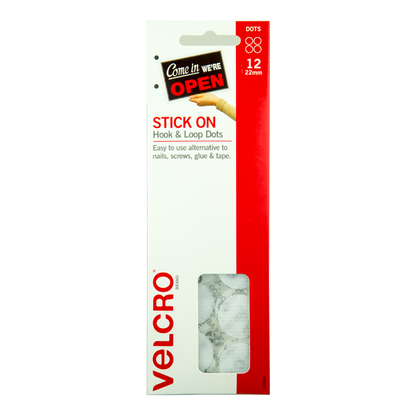 Velcro Handy Dots 22mm White