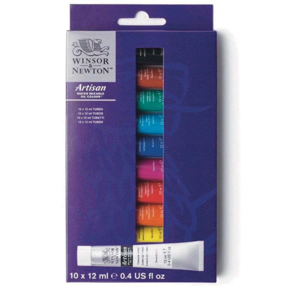 Winsor and Newton ARTISAN Water-Mixable Oil Set of 10 x 12ml