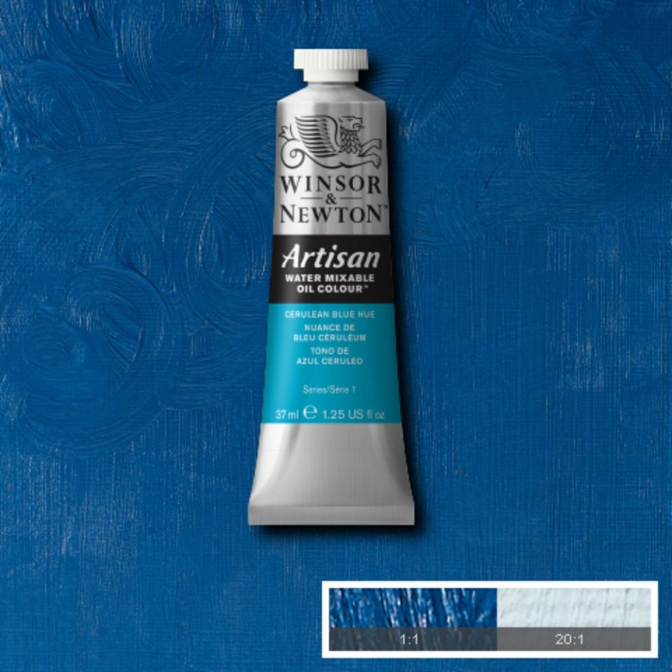 Winsor and Newton Artisan Water Mixable Oil 37ml S1 Cerulean Blue Hue