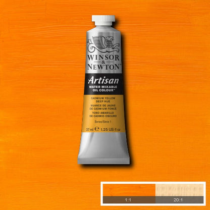 Winsor and Newton Artisan Water Mixable Oil 37ml S1 Cadmium Yellow Deep Hue