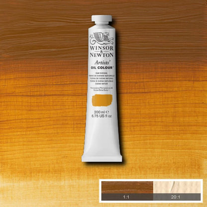 Winsor and Newton Artists Oil Colour 200ml S1 Raw Sienna