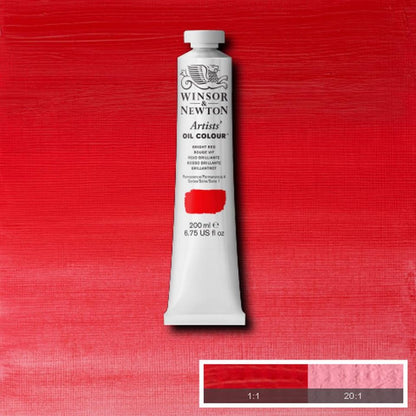 Winsor and Newton Artists Oil Colour 200ml S1 Bright Red