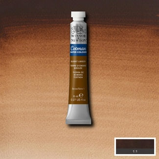 Winsor and Newton Cotman Watercolour 8ml BURNT UMBER