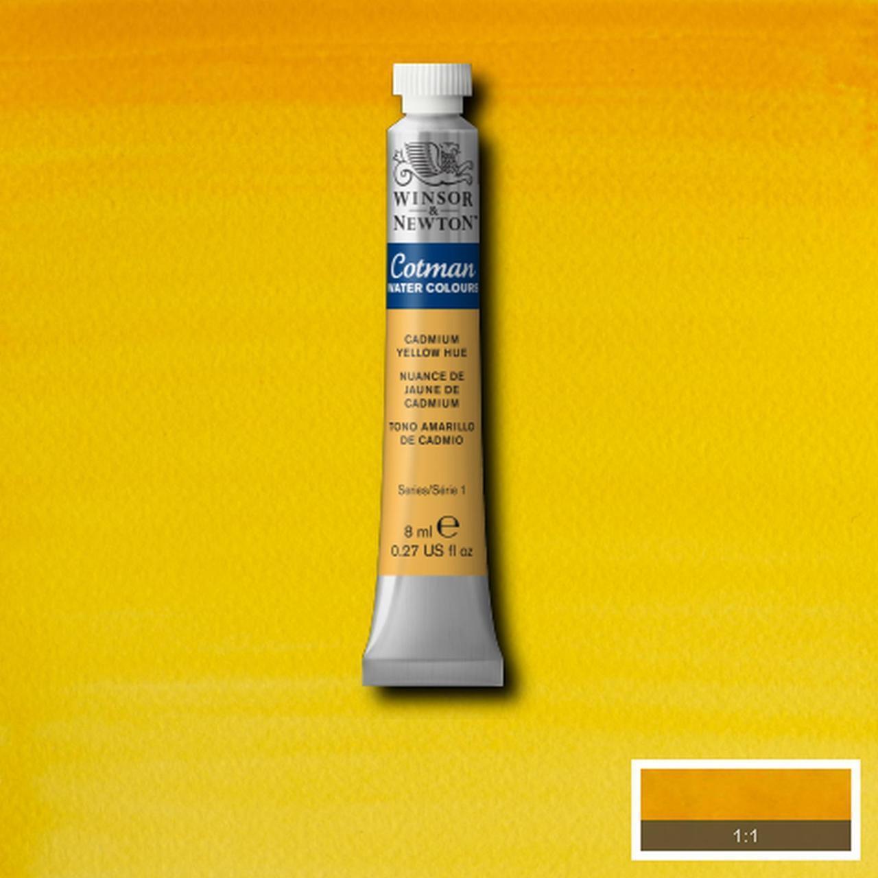 Winsor and Newton Cotman Watercolour 8ml CADMIUM YELLOW HUE