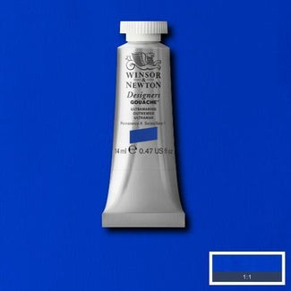 Winsor and Newton Designers Gouache 14ml S1 ULTRAMARINE BLUE