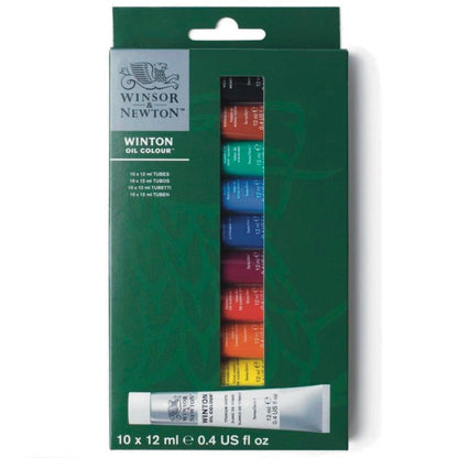 Winsor and Newton WINTON Oil Set of 10 x 12ml