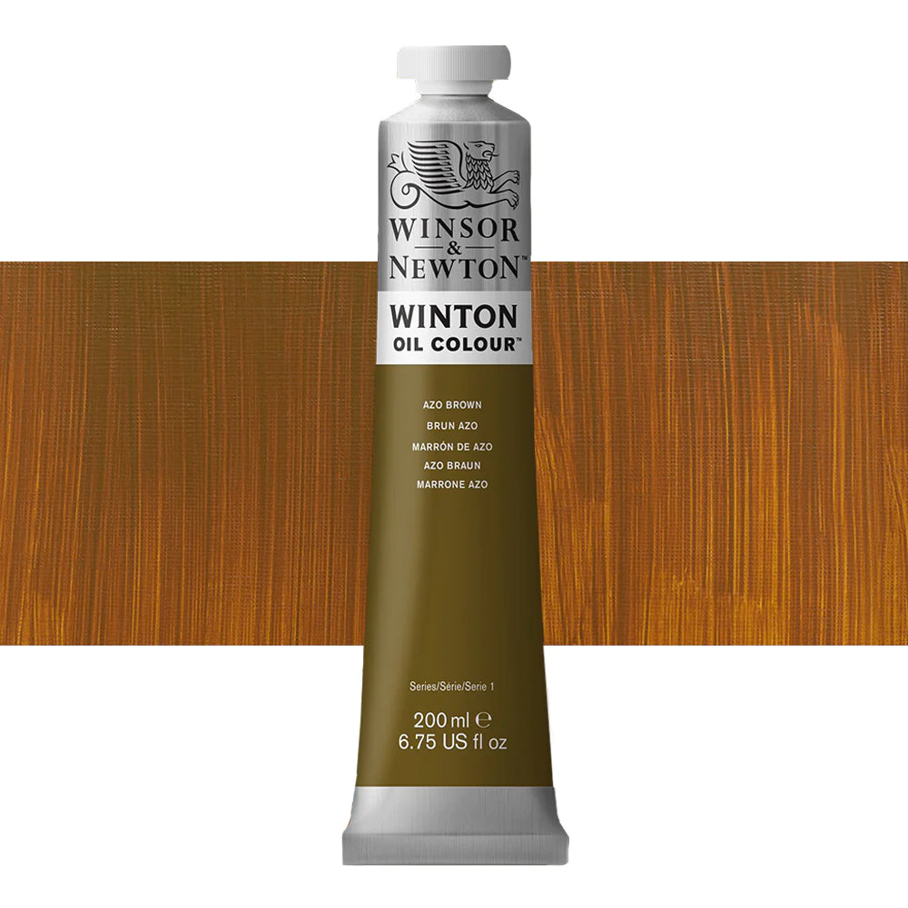 Winsor and Newton Winton Oil Colour 200ml Azo Brown