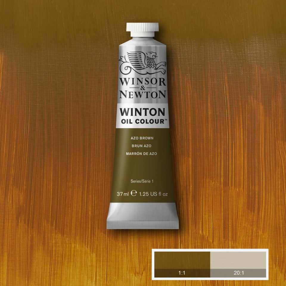 Winsor and Newton Winton Oil Colour 37ml Azo Brown