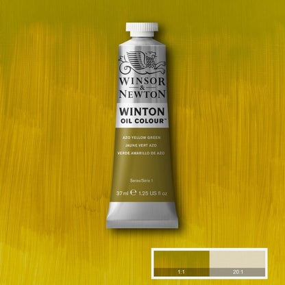 Winsor and Newton Winton Oil Colour 37ml Azo Yellow Green