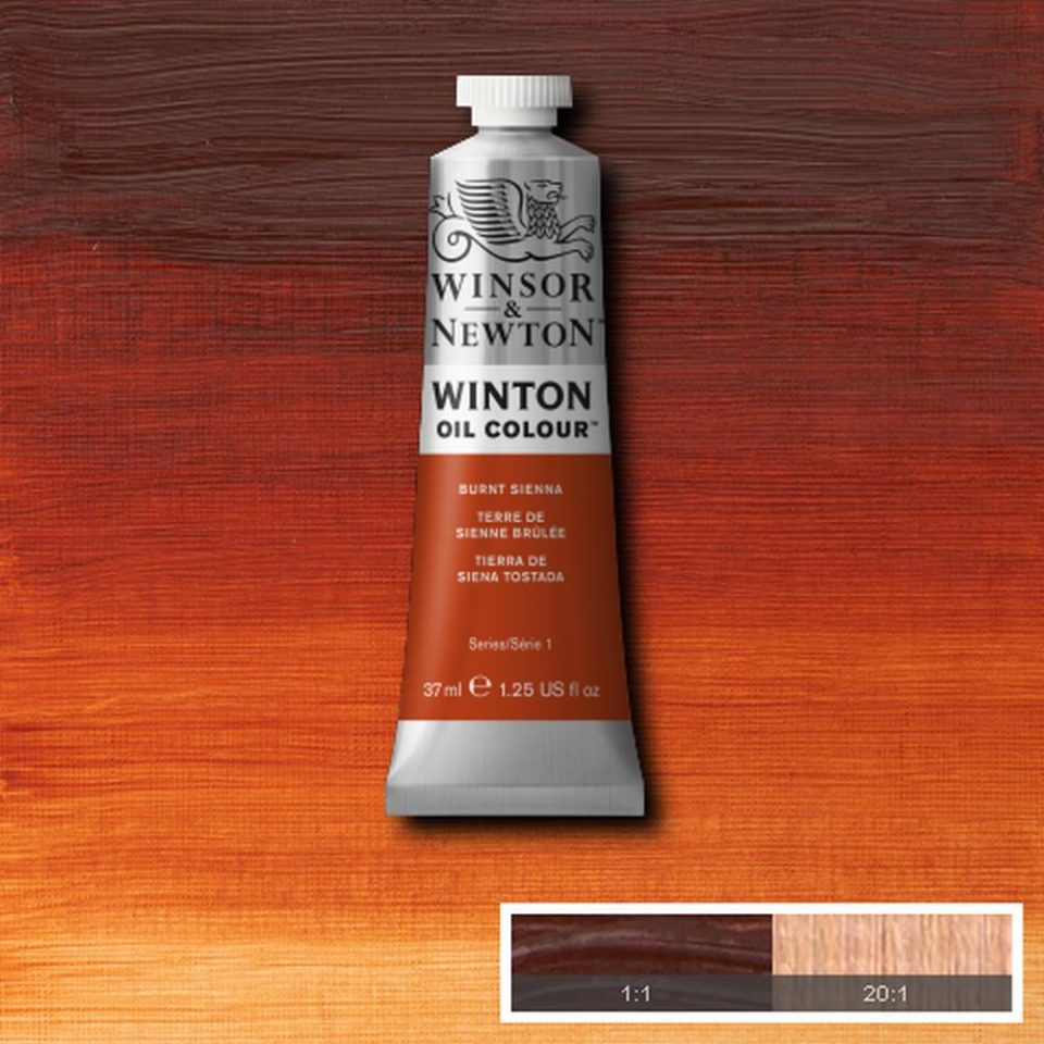 Winsor and Newton Winton Oil Colour 37ml BURNT SIENNA