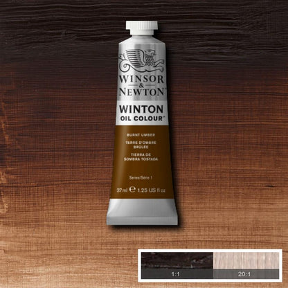 Winsor and Newton Winton Oil Colour 37ml BURNT UMBER