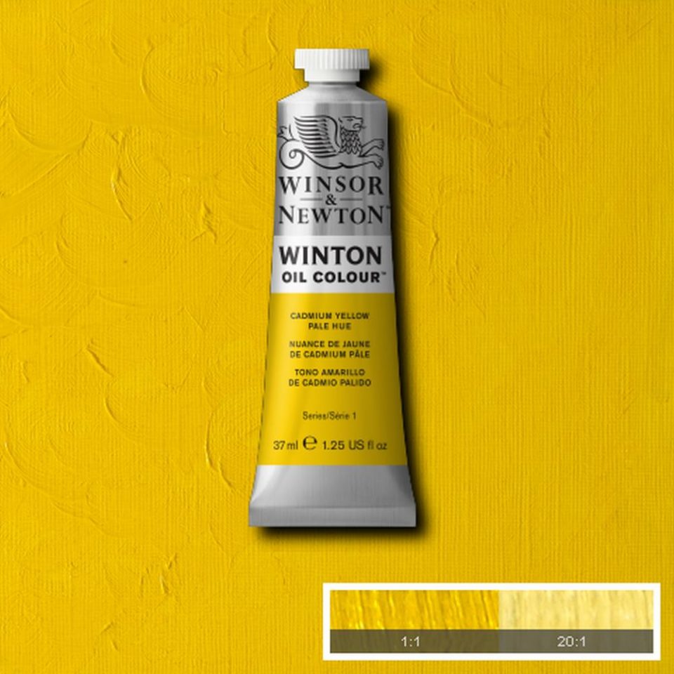 Winsor and Newton Winton Oil Colour 37ml CADMIUM YELLOW PALE HUE