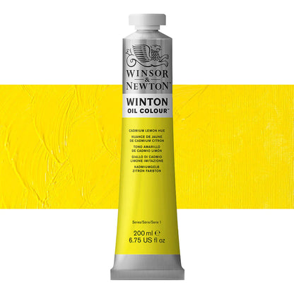 Winsor and Newton Winton Oil Colour 200ml Cadmium Lemon Hue