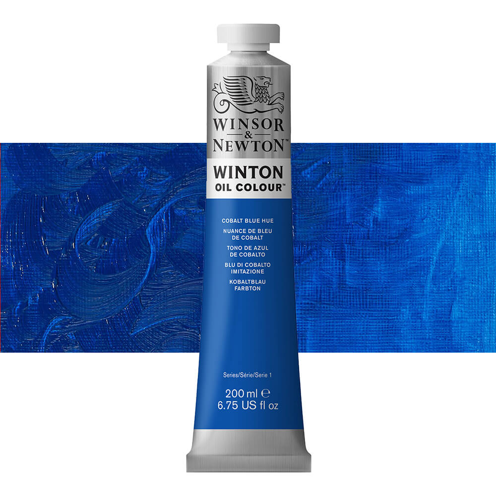 Winsor and Newton Winton Oil Colour 200ml Cobalt Blue Hue