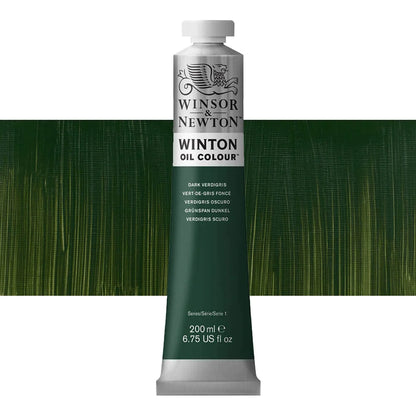 Winsor and Newton Winton Oil Colour 200ml Dark Verdigris