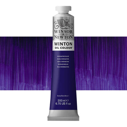 Winsor and Newton Winton Oil Colour 200ml Dioxazine Blue