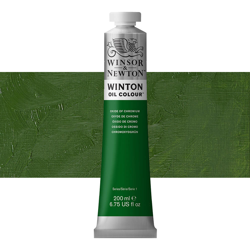 Winsor and Newton Winton Oil Colour 200ml Oxide of Chromium