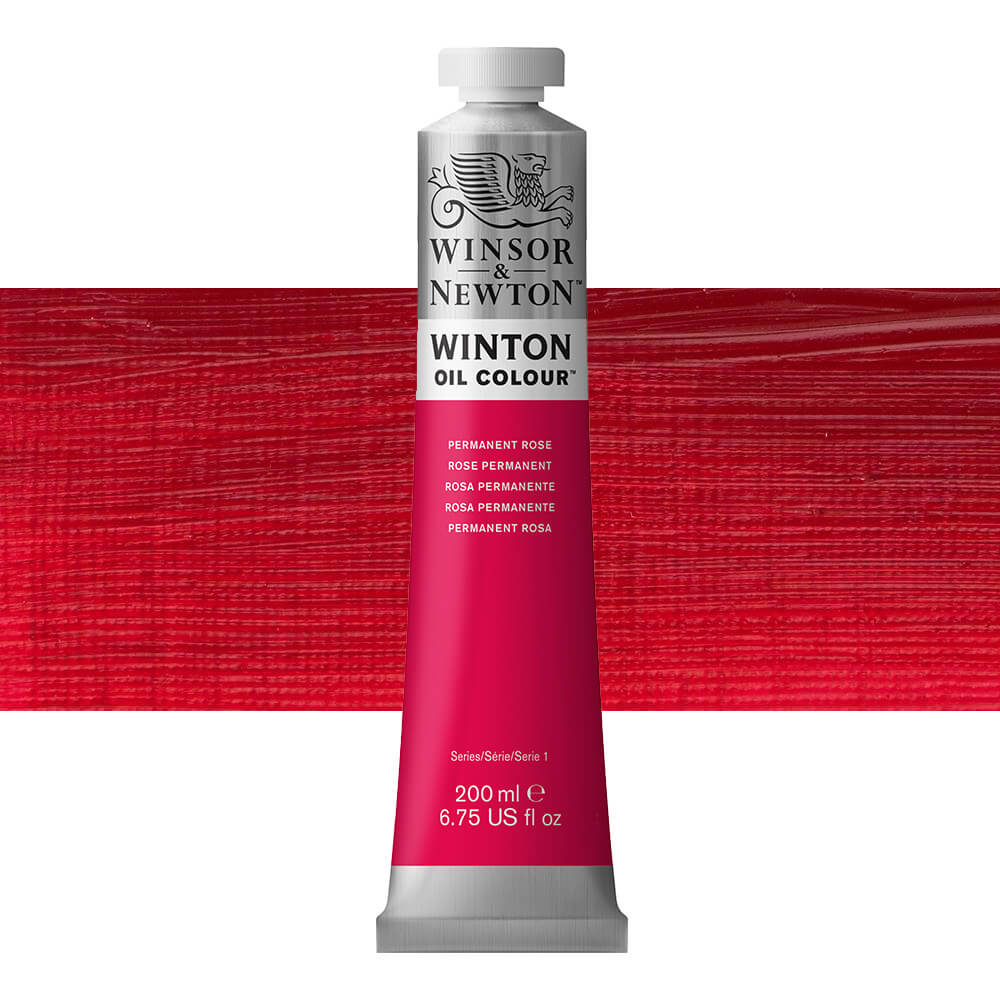 Winsor and Newton Winton Oil Colour 200ml Permanent Rose