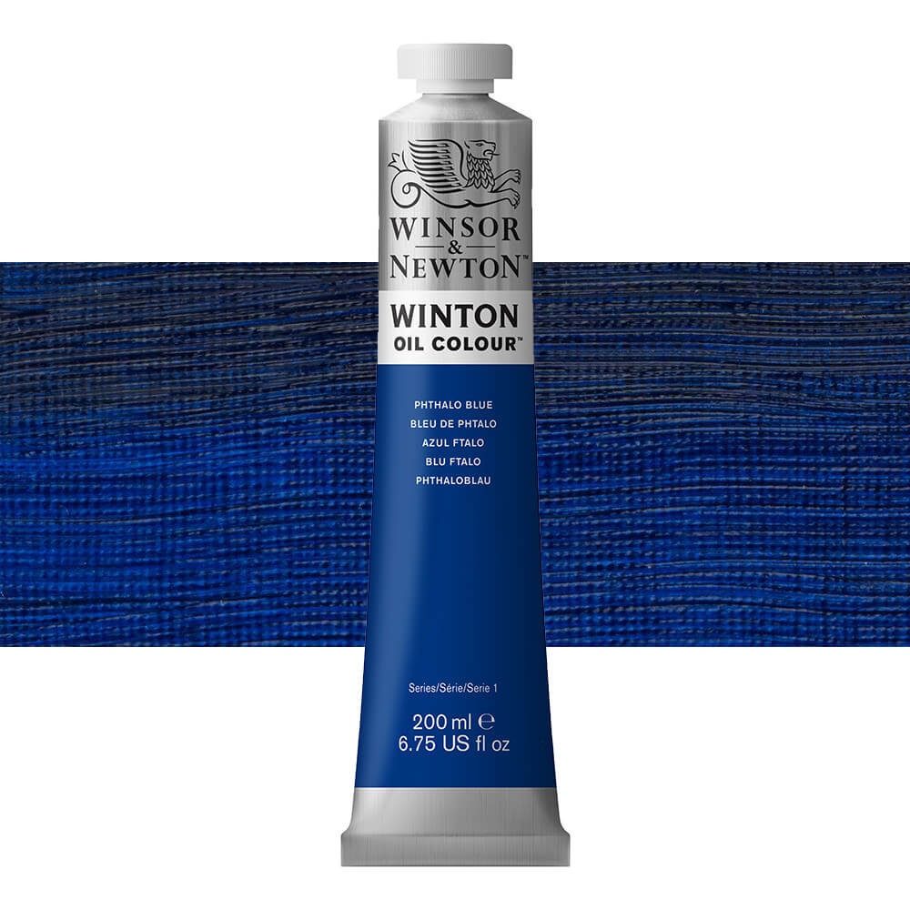 Winsor and Newton Winton Oil Colour 200ml PHTHALO BLUE