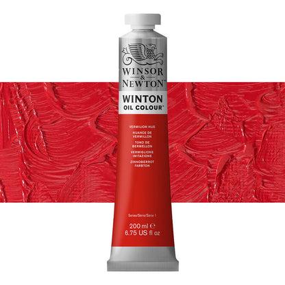 Winsor and Newton Winton Oil Colour 200ml Vermilion Hue