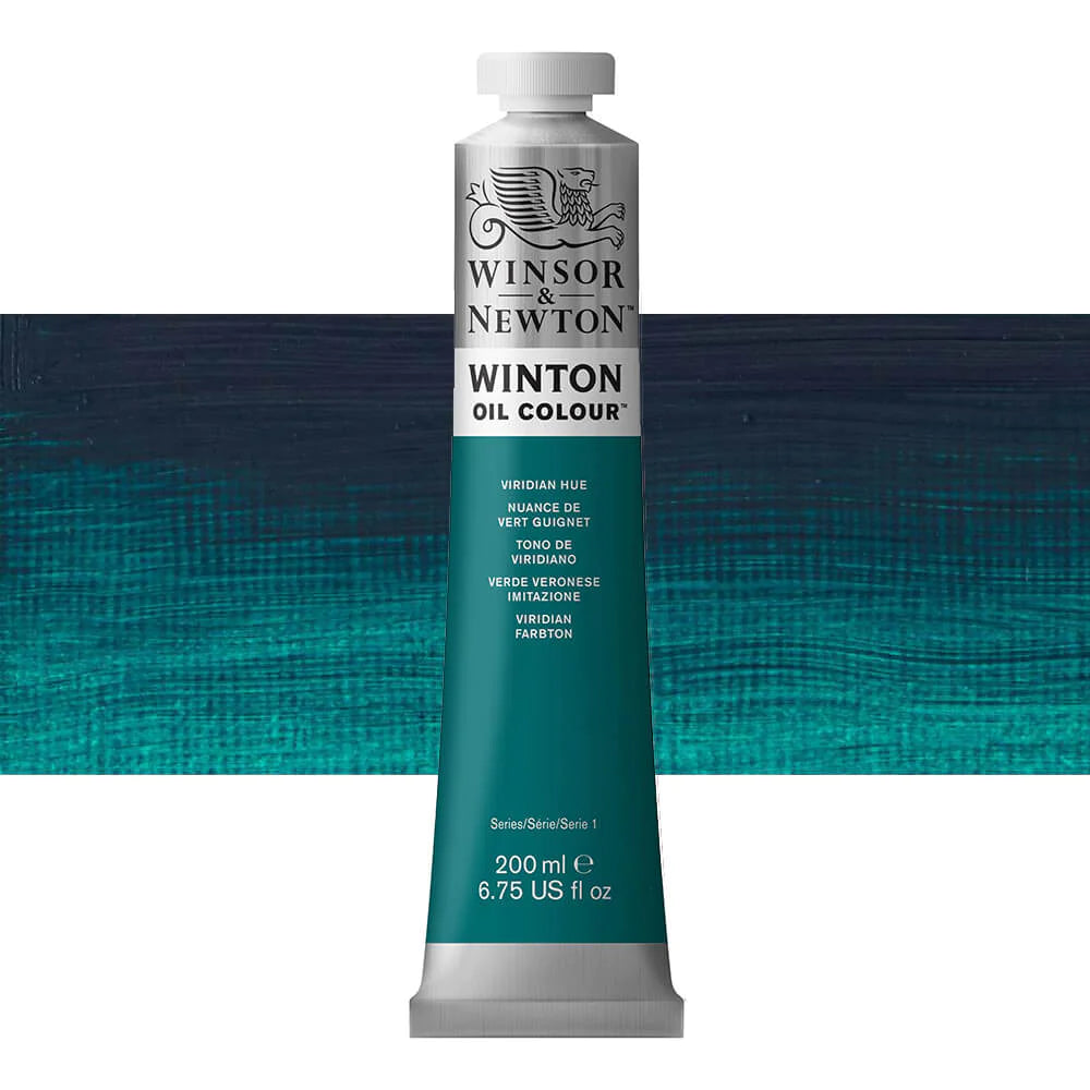 Winsor and Newton Winton Oil Colour 200ml Viridian Hue