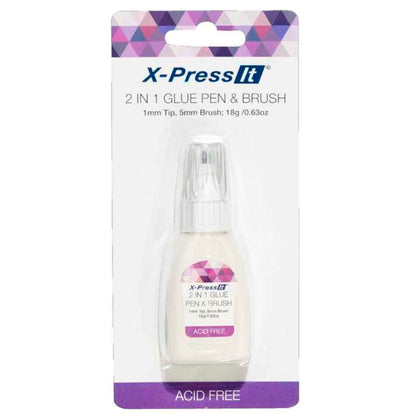 Xpress It Glue Pen and Brush 18gm