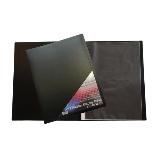 Xpress It Refillable Display Book Black