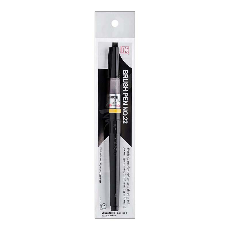 ZIG BRUSH PEN Medium NO.22 BLACK