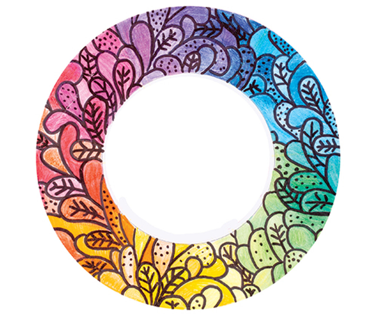 Zart Colour Me Wreath Pack of 10