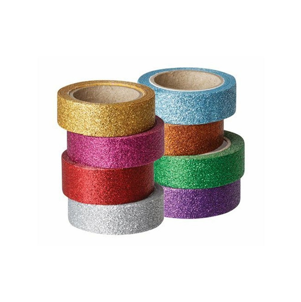 Zart Washi Tape Pkt 8 - Glitter