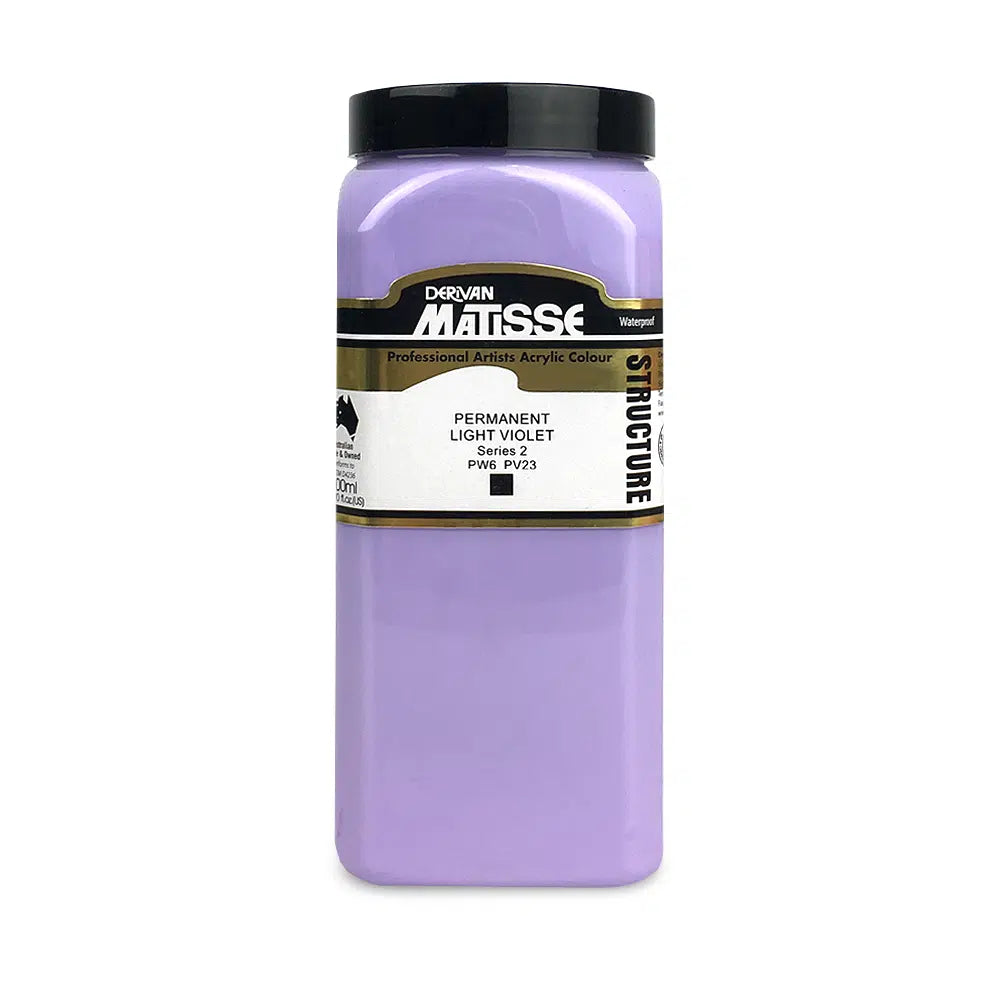 MATISSE STRUCTURE ACRYLIC 500ml S2 PERMANENT LIGHT VIOLET