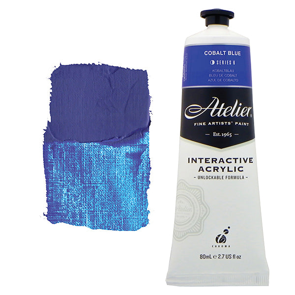 Atelier Interactive Acrylic 80ml S6 Cobalt Blue