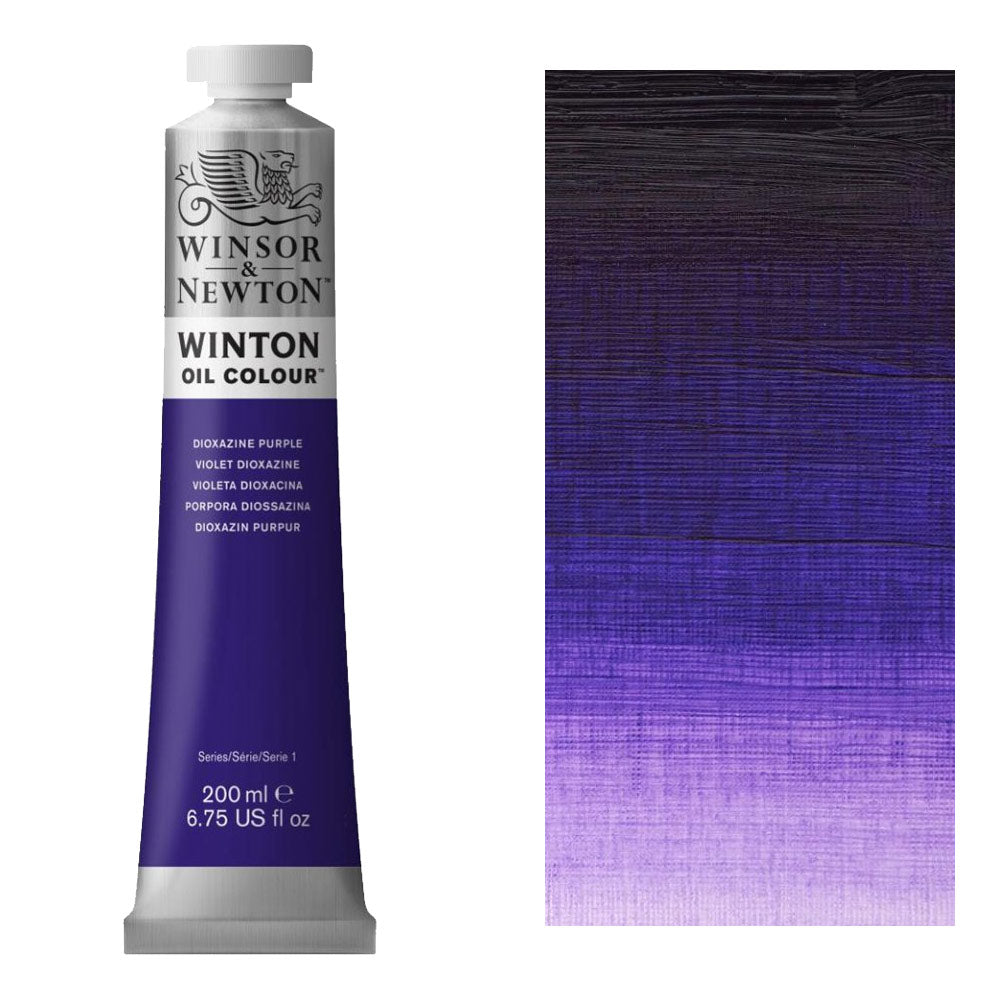 Winsor and Newton Winton Oil Colour 200ml Dioxazine Purple