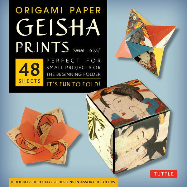 Origami Paper - Geisha Prints - Large 8 1/4 - 48 Sheets: Tuttle