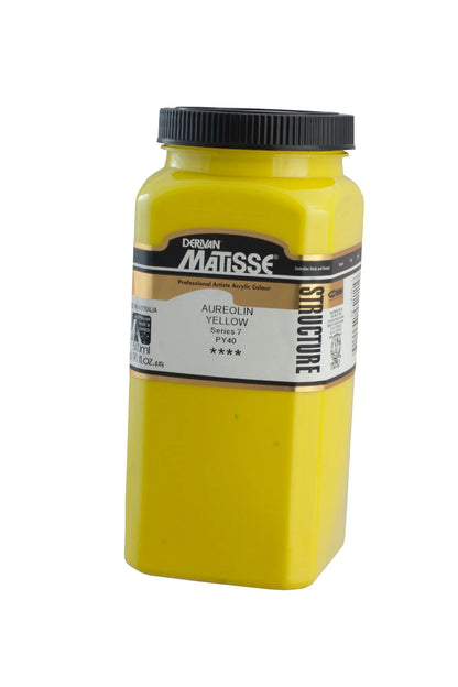 MATISSE STRUCTURE ACRYLIC 500ml S7 AUREOLIN YELLOW