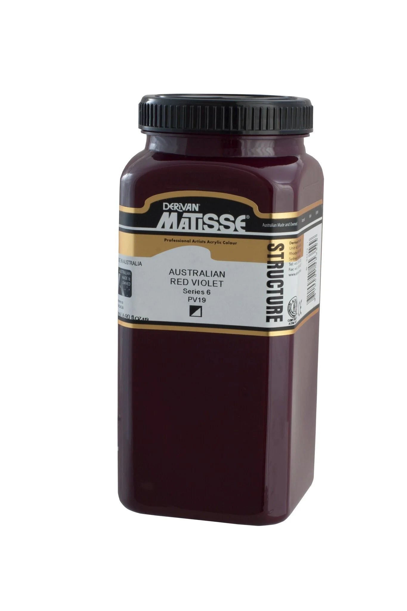 MATISSE STRUCTURE ACRYLIC 500ml S6 AUSTRALIAN RED VIOLET