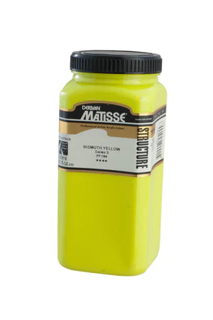 MATISSE STRUCTURE ACRYLIC 500ml S5 BISMUTH YELLOW