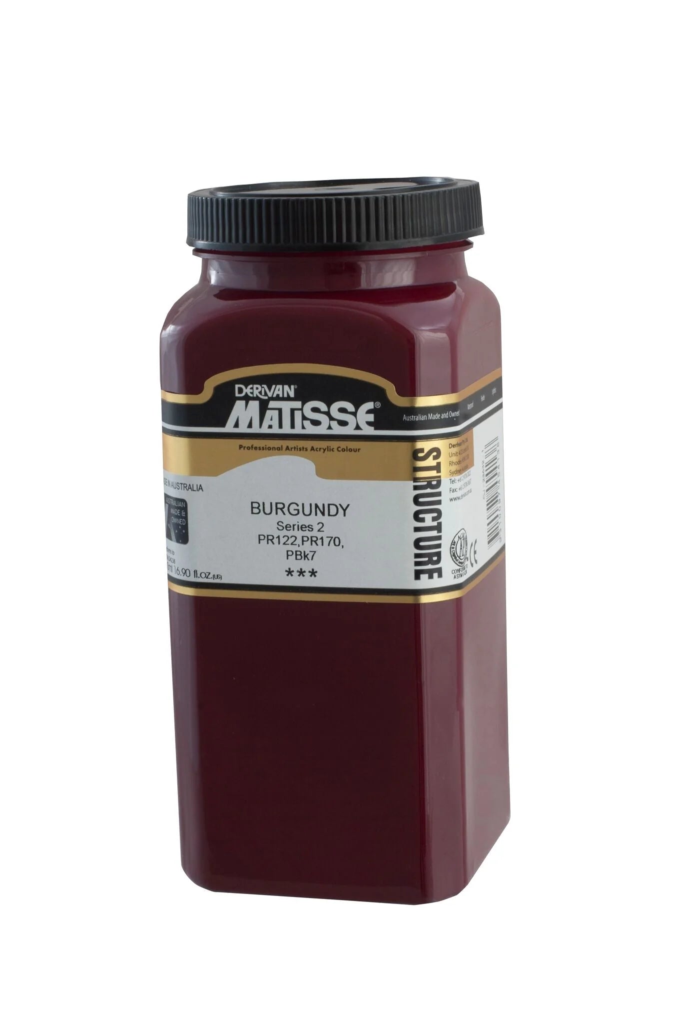 MATISSE STRUCTURE ACRYLIC 500ml S2 BURGUNDY