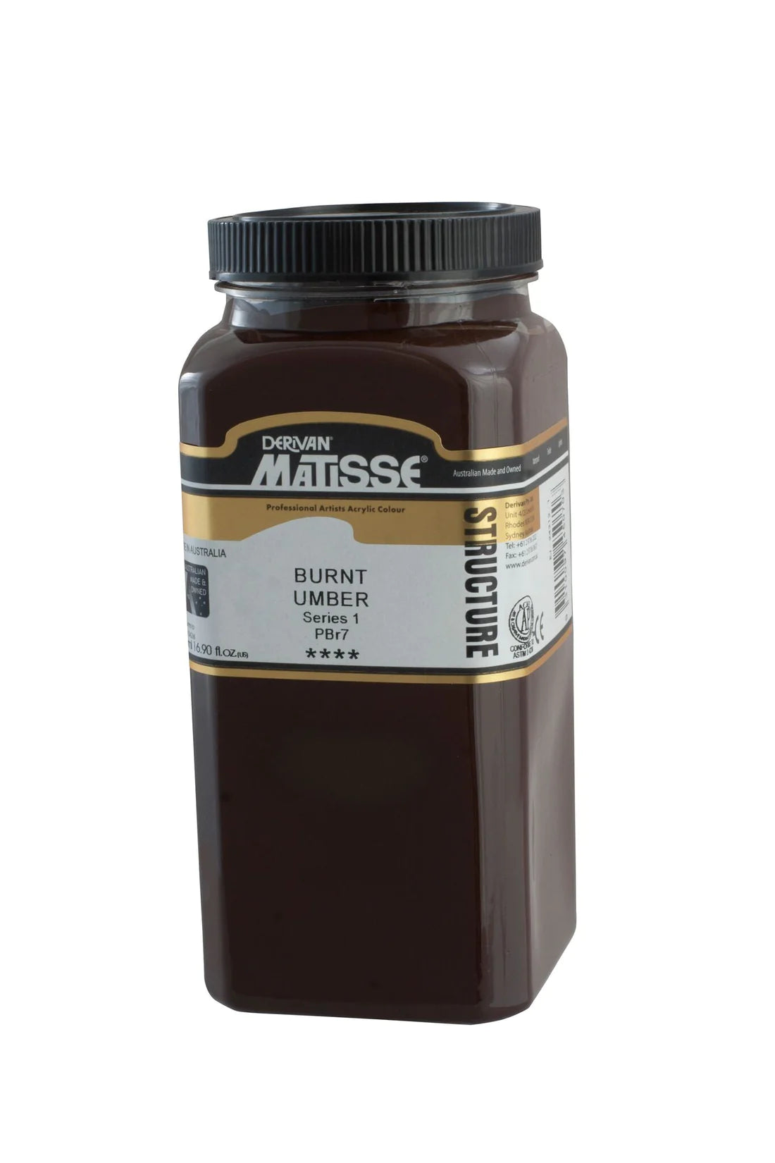 MATISSE STRUCTURE ACRYLIC 500ml S1 Burnt Umber