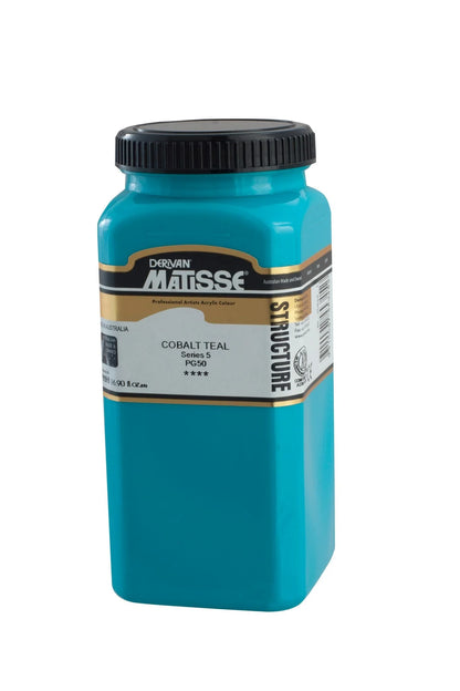 MATISSE STRUCTURE ACRYLIC 500ml S5 COBALT TEAL