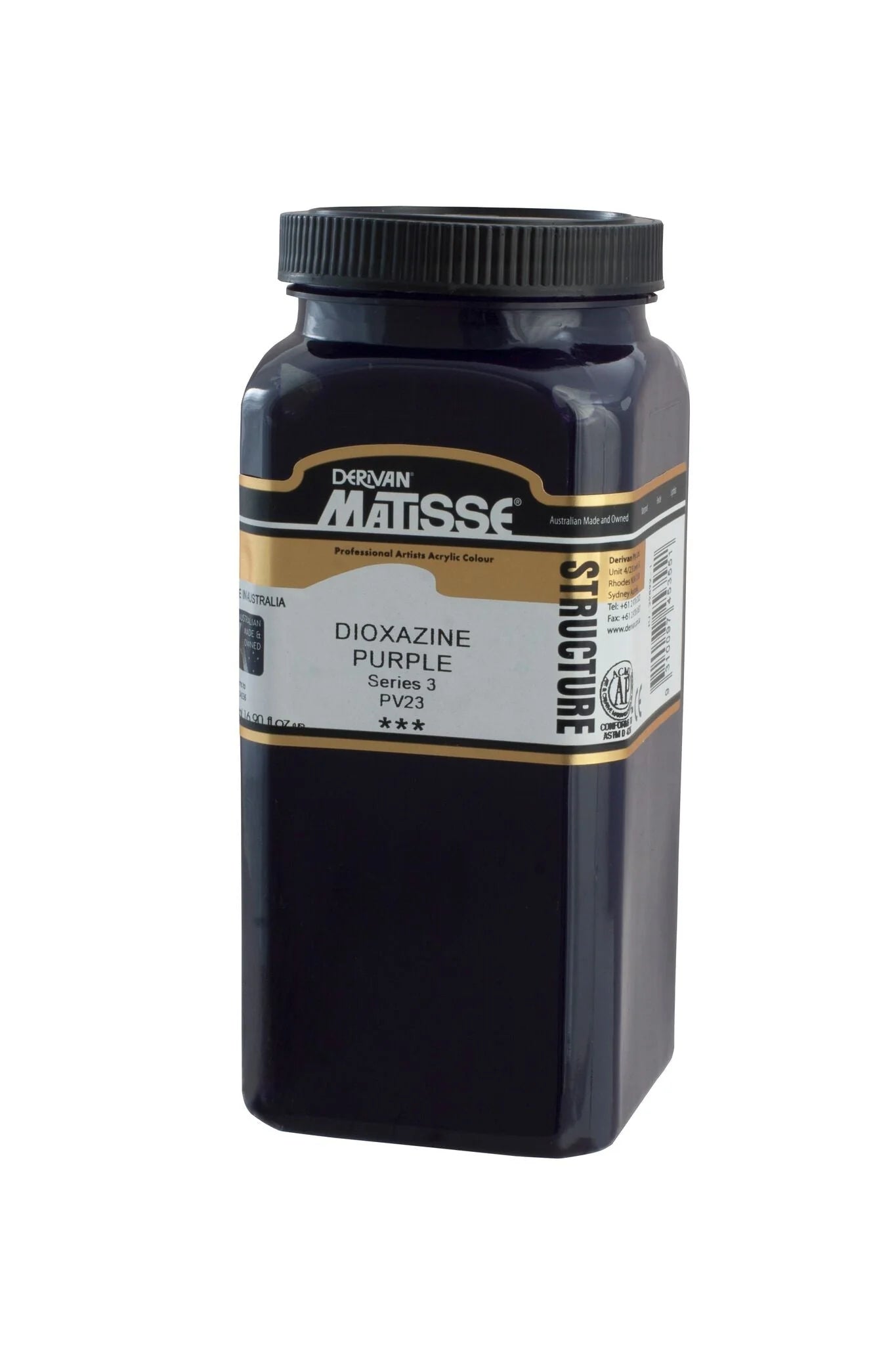 MATISSE STRUCTURE ACRYLIC 500ml S3 DIOXAZINE PURPLE