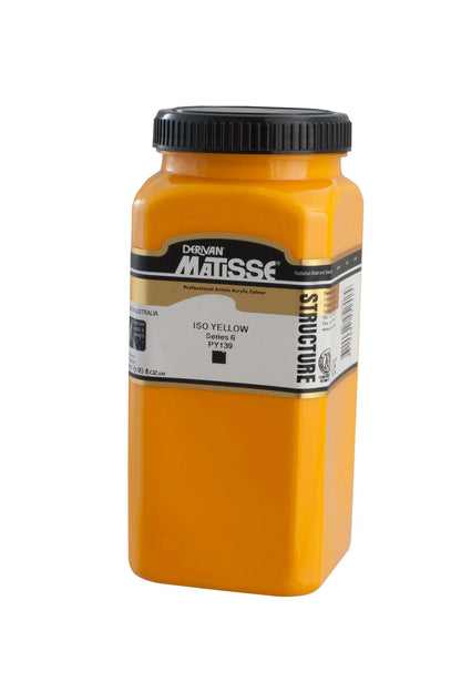 MATISSE STRUCTURE ACRYLIC 500ml S6 ISO YELLOW