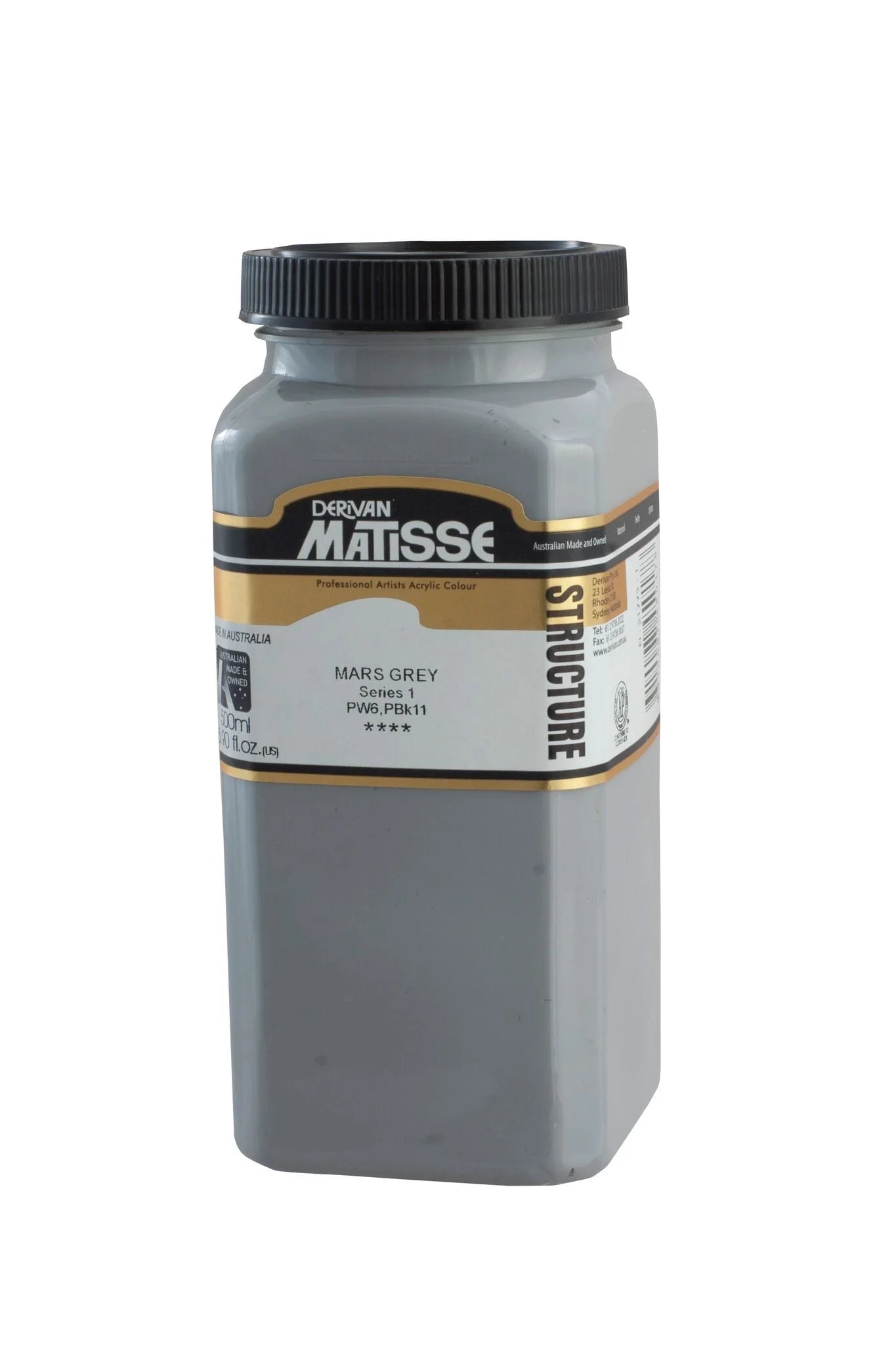 MATISSE STRUCTURE ACRYLIC 500ml S1 MARS GREY