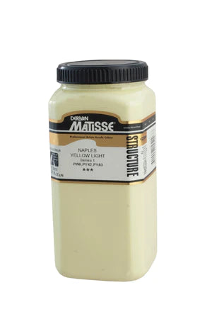 MATISSE STRUCTURE ACRYLIC 500ml S1 NAPLES YELLOW LIGHT