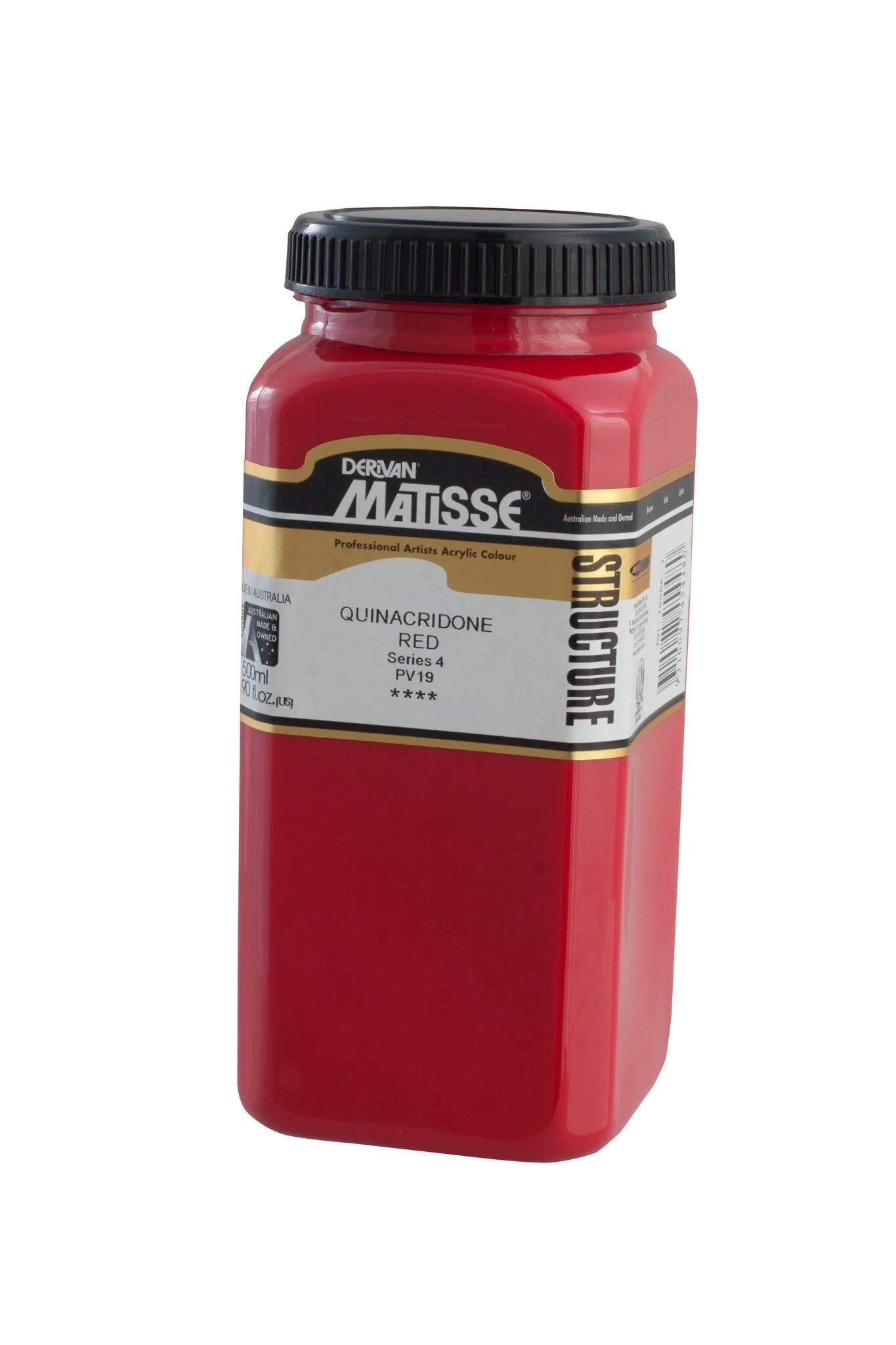 MATISSE STRUCTURE ACRYLIC 500ml S4 Quinacridone Red