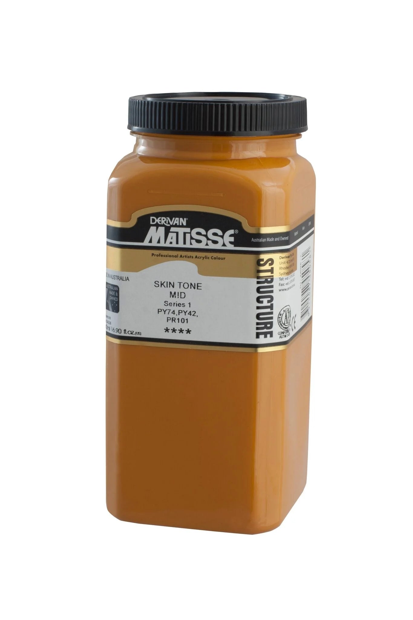 MATISSE STRUCTURE ACRYLIC 500ml S1 SKIN TONE MID