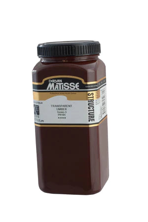 MATISSE STRUCTURE ACRYLIC 500ml S3 TRANSPARENT UMBER